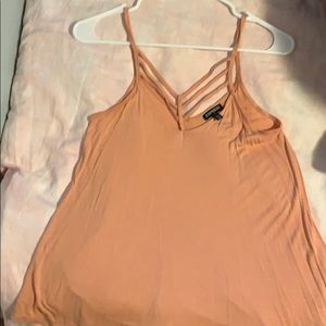 Express XS peach colored tank top